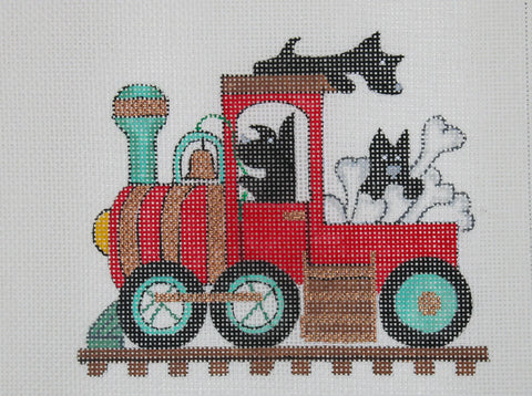Scottie Christmas Train Engine (Cheryl & Annie)