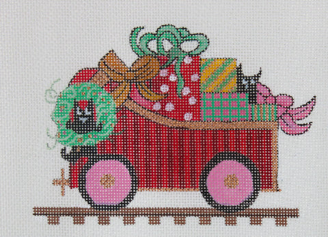 Scottie Christmas Train Coal Car (Cheryl & Annie)