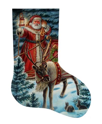 Night Time Greeting Stocking Right Facing - 18M