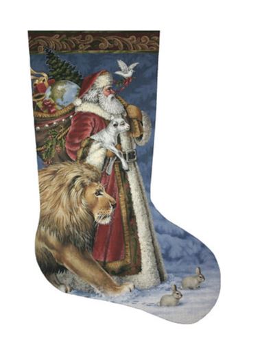 Santa Peace Stocking - 13M