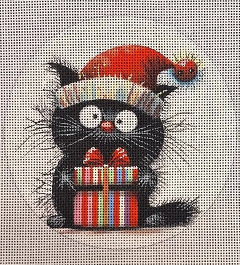 Cat Ornament 7 (Mindys Needlepoint)