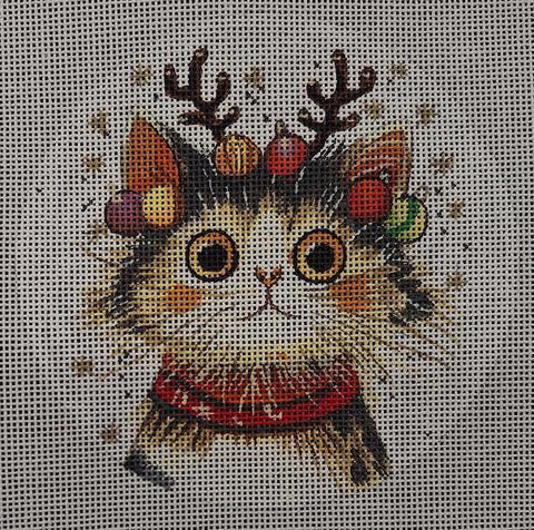 Cat Ornament 5 (Mindys Needlepoint)