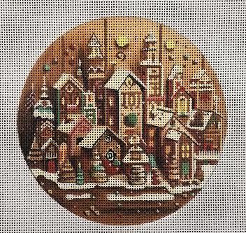 Christmas Village 4 (Mindys Needlepoint)