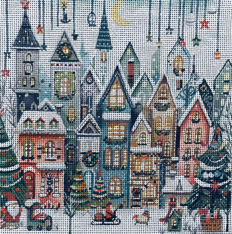 Christmas Winter Village (Mindys Needlepoint)