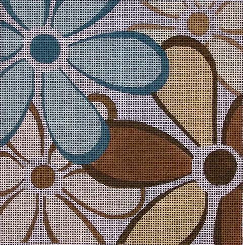 Neutral Daisies (Enriched Stitch)