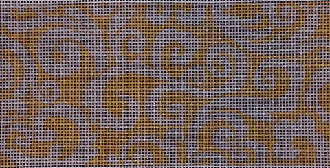 Silver and Gold Eyeglass Case  (Enriched Stitch)
