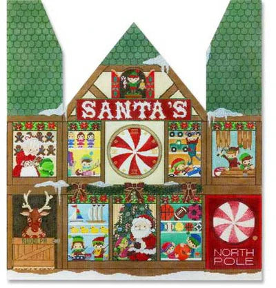 Door Stop - Santa's Workshop (Starke Art Designs)
