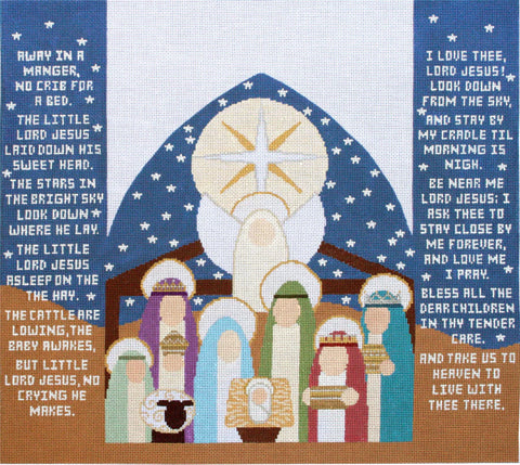 Door Stop - Stitcher's Nativity (Starke Art Designs)