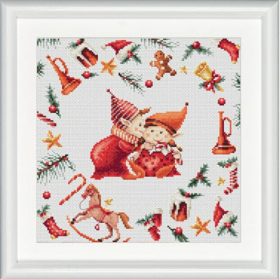 Christmas Elves 3 - Aida (Dutch Stitch Brothers)
