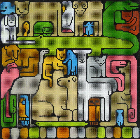 Noah's Puzzle (Enriched Stitch)