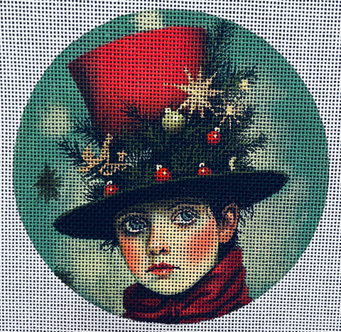 Dicken's Christmas Child ON-23 (Mindys Needlepoint)