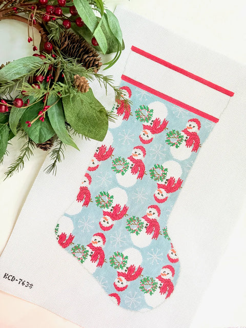 Snowman Pattern Stocking (KCN Designers)