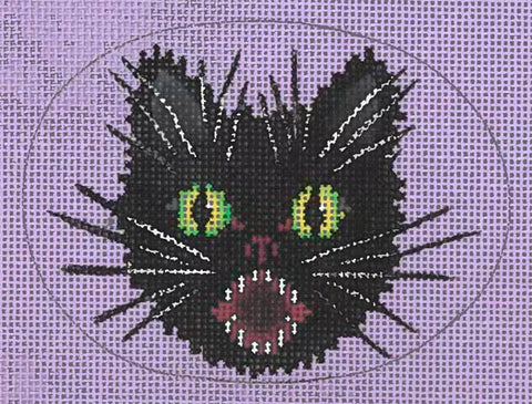 Tassle Top - Scared Cat Boo! (Dedes Needleworks)