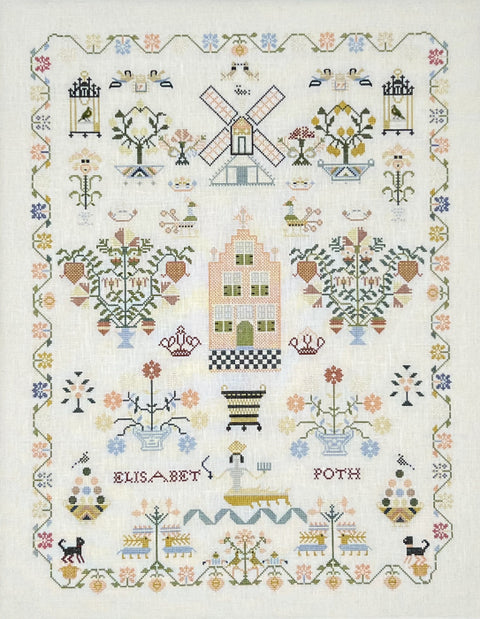 Elisabet Poth 1777 (Queentown Sampler Designs)