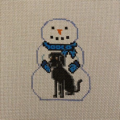 Snowman w/Black Lab (KCN Designers)