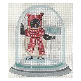 Christmas Penguin in Snow Globe (Fab Funky)
