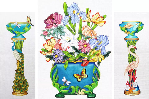 Majolica Firescreen (Trubey Designs)