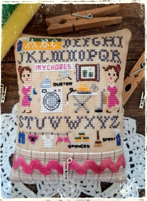 ABCs Of Chores w/Clothespin Charm (Fairy Wool in the Wood)