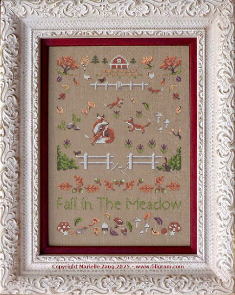 Fall in the Meadow (Filigram)