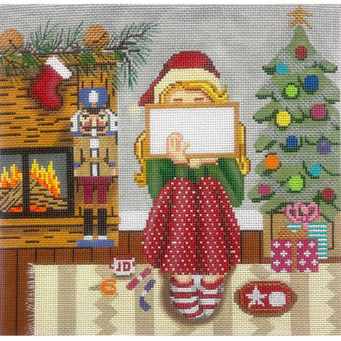 Stitching Girl / Christmas - 13M (Gayla Elliott)