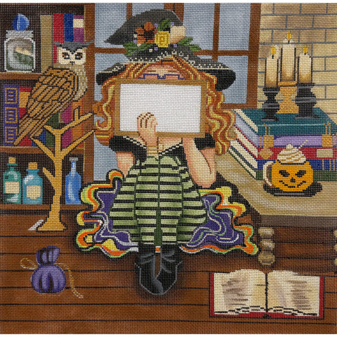 Stitching Girl - Halloween (Gayla Elliott)
