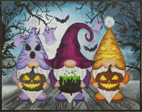 Halloween Gnomes (Lani's Needlepoint)