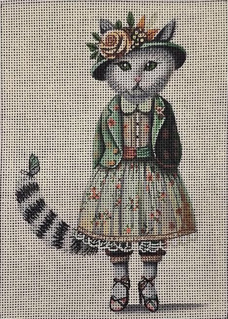 Garden Kitty  CT-1 (Mindys Needlepoint)