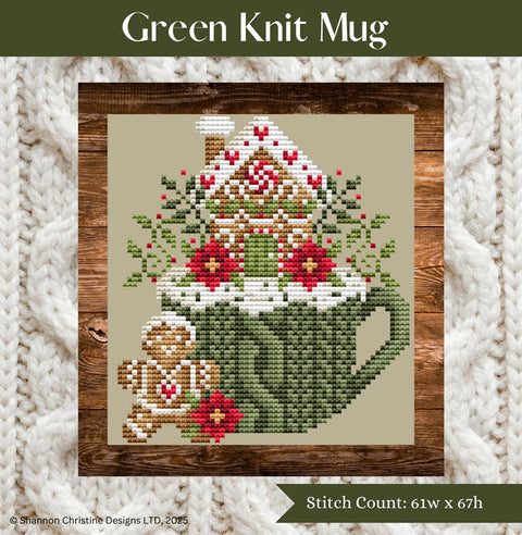 Green Knit Mug (Shannon Christine)