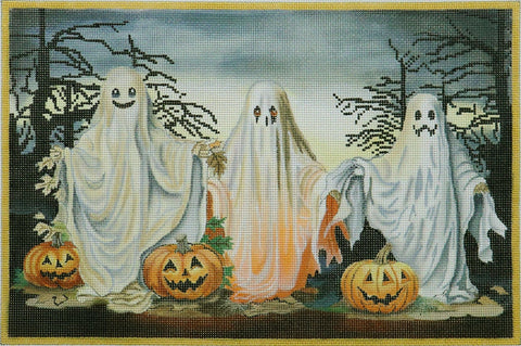 Halloween Ghosts (Lani's Needlepoint)