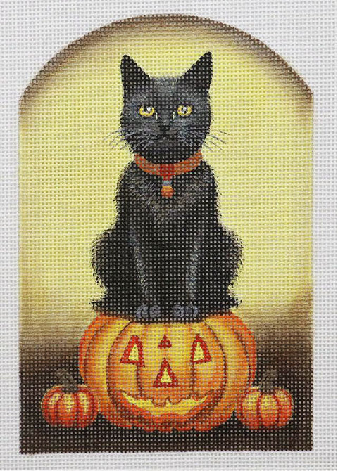 Black Cat 1 (Lani's Needlepoint)