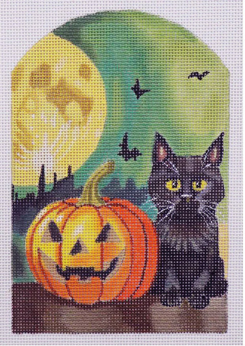 Black Cat (Lani's Needlepoint)