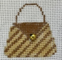 Mini Purse/Tan Stripes (Danji Designs)