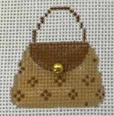 Mini Purse/Tan & Brown (Danji Designs)