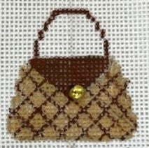 Mini Purse/Brown Diamonds (Danji Designs)