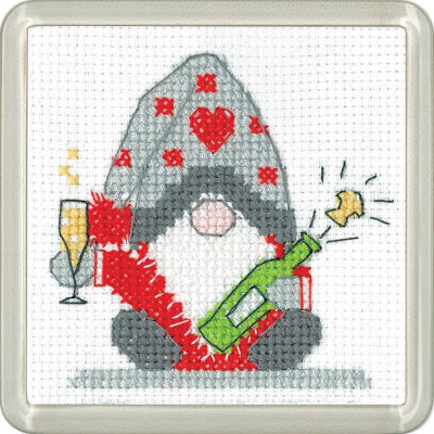 Christmas Fizz Gonk Coaster (Kristen Roche)