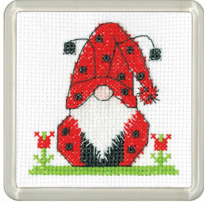 Gonk Ladybird Coaster (Kristen Roche)