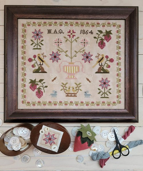 Strawberry Sampler Fragment (Hello From Liz Mathews)