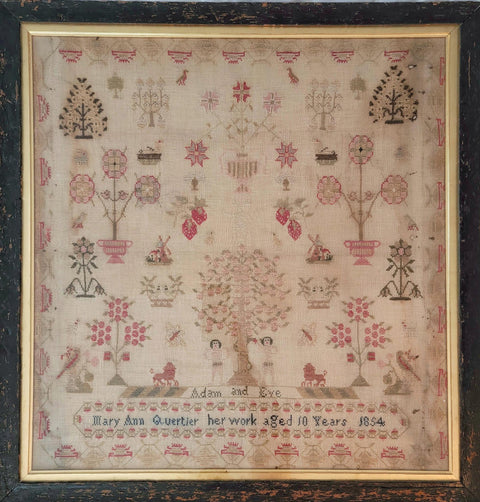 Strawberry Sampler Reproduction (Hello From Liz Mathews)