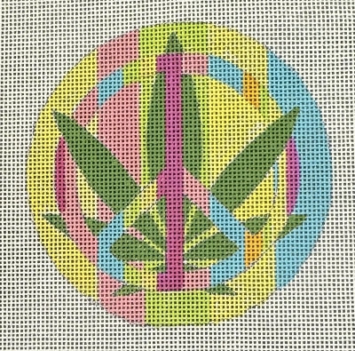 Peace/Cannabis Ornament - 13M (Raymond M Crawford)