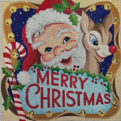 Santa/Reindeer Square - 13M (Raymond M Crawford)