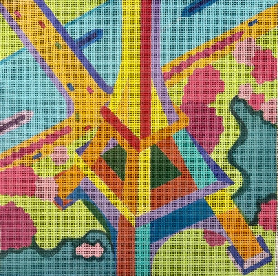 Large Eiffel Tower Square - 18M (Raymond M Crawford)