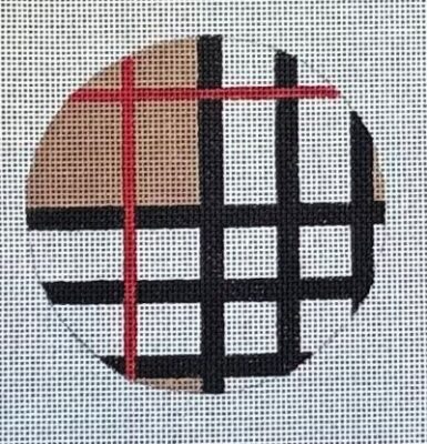 Brown Plaid Round - 18M (Raymond M Crawford)