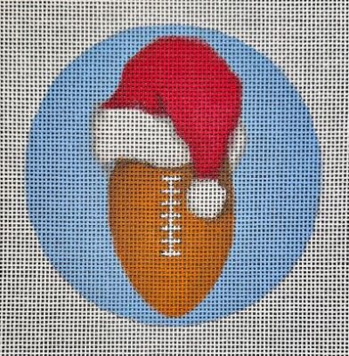 Football Santa Ornament (Raymond M Crawford)
