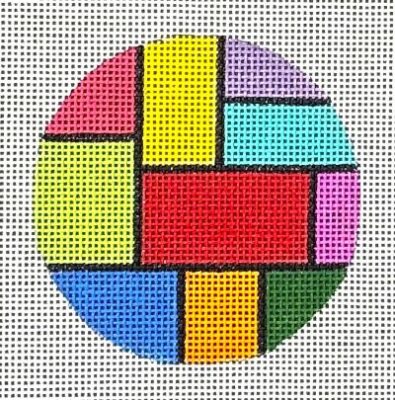 Stained Glass Round Ornament - 18M (Raymond M Crawford)