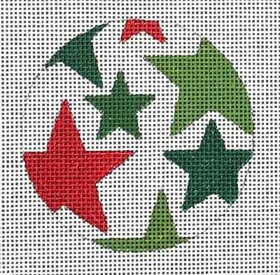 Stars Round Ornament - 18M (Raymond M Crawford)