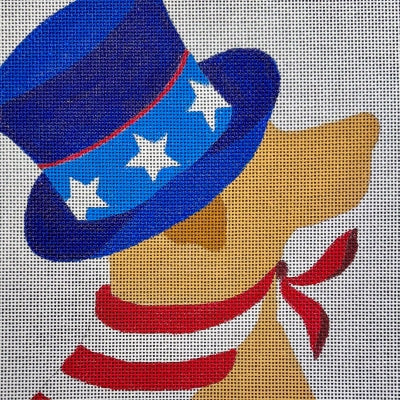 Patriotic Yellow Lab (Raymond M Crawford)