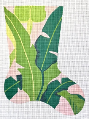Palm Leaves Midi Stocking - 13M (Raymond M Crawford)