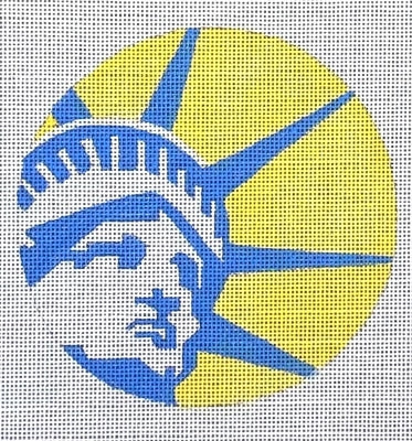 Liberty Round Ornament 1 (Raymond M Crawford)