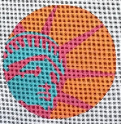 Liberty Round Ornament 3 (Raymond M Crawford)