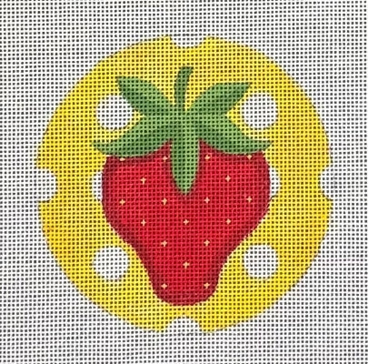 Strawberry Dot Yellow/Round (Raymond M Crawford)